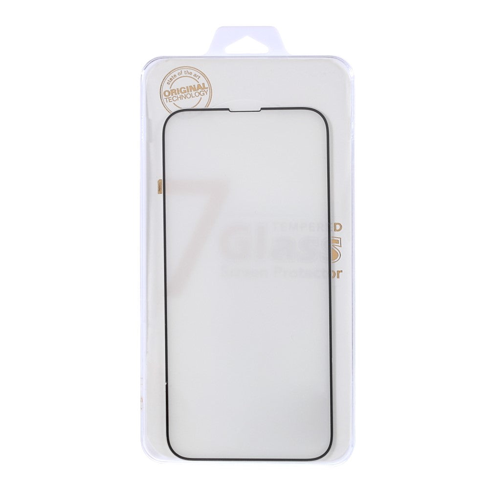 Full Screen Coverage Full Glue Silk Print Matte Tempered Glass Screen Protector for iPhone 13 Pro Max / 14 Plus