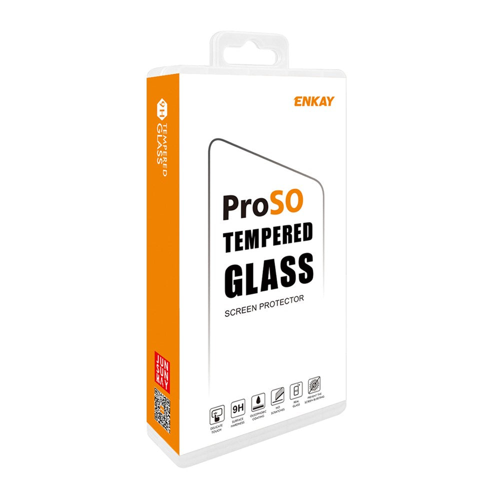 5Pcs / Set ENKAY HAT PRINCE for iPhone 13 Pro Max / 14 Plus HD Transparancy Clear 9H Full Glue Full Coverage Screen Tempered Glass Protector Film