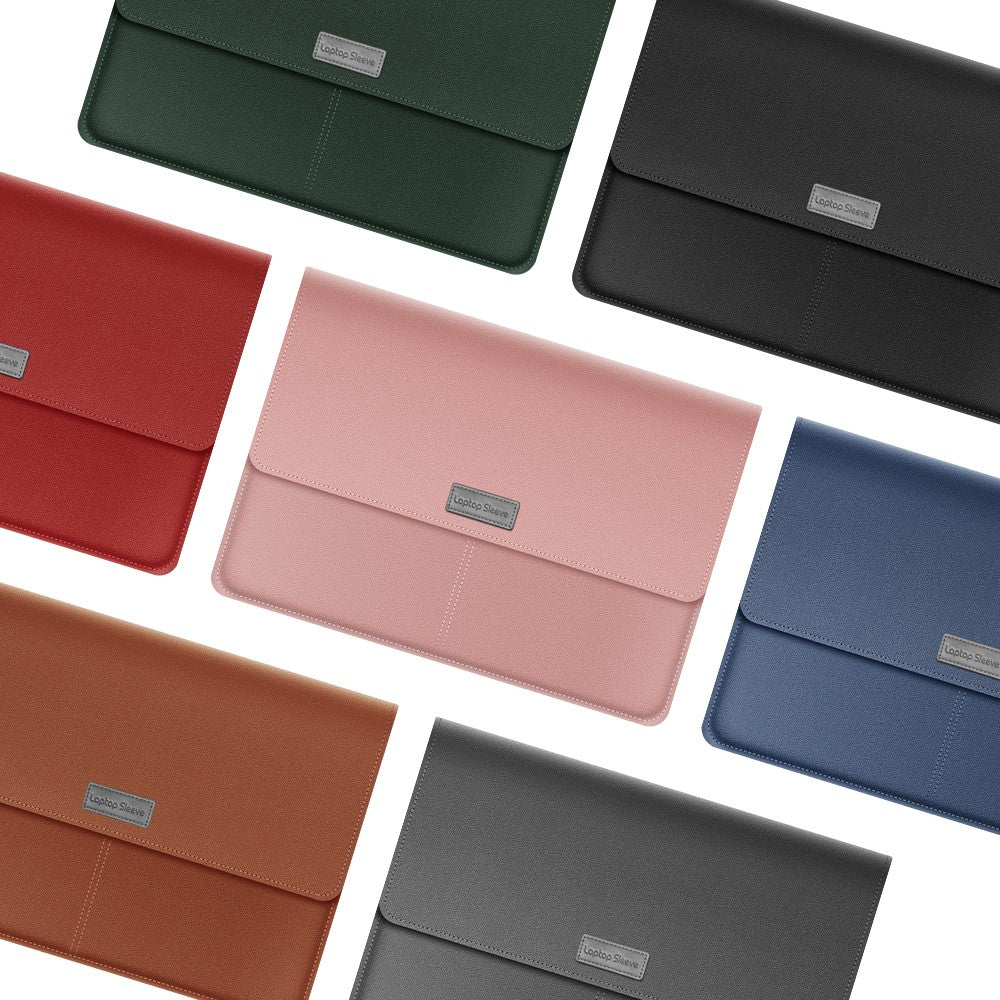 Leather Laptop Tablet Protective Bag Laptop Sleeve for 13''-14'' Laptop