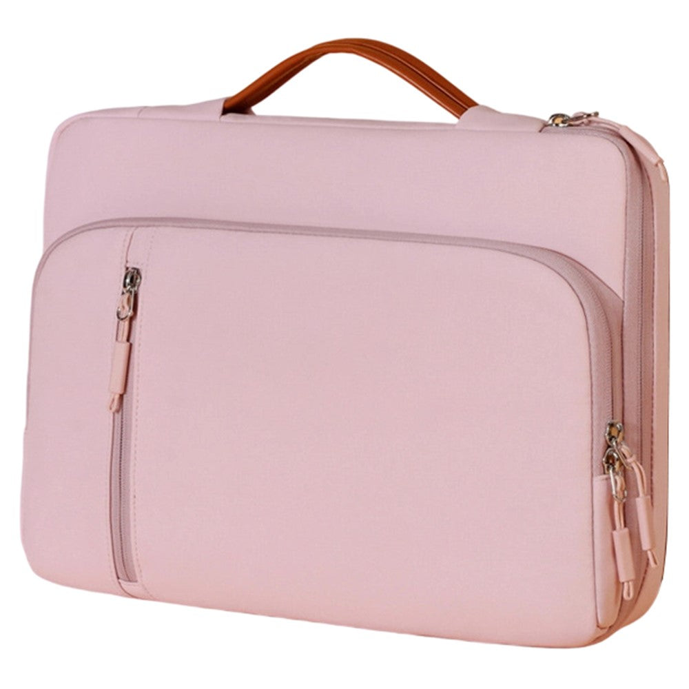C108 Laptop Handheld Bag for 13-13.3 Inch Notebook Retractable Handle Waterproof Business Protective Sleeve Bag Multi-Pocket Shockproof Carrying Case