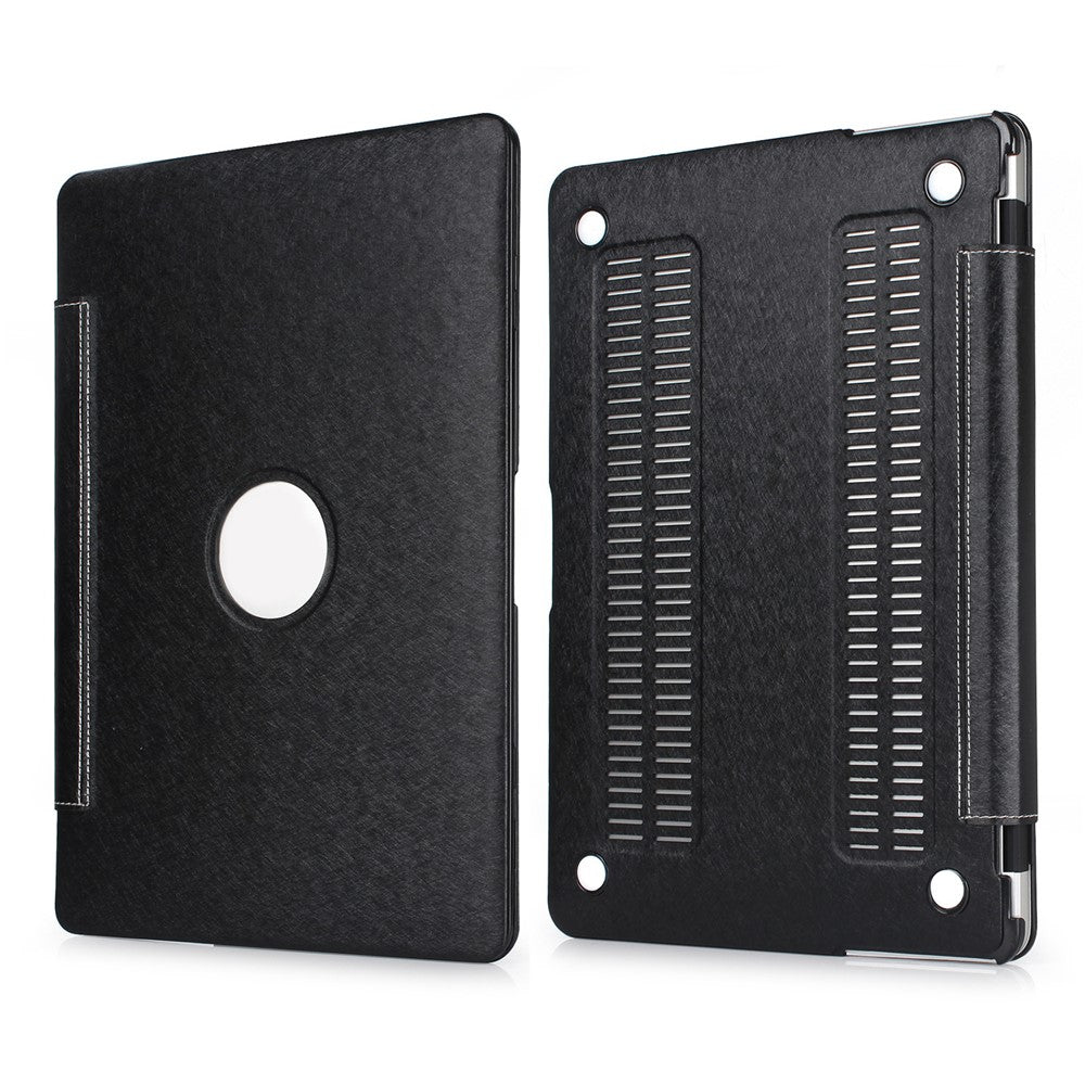 Stylish PU Leather + PC Notebook Protective Shell Case with Heat Dissipation Holes for Macbook 13.3 Retina (A1425/A1502)
