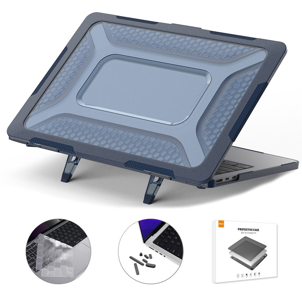 ENKAY HAT PRINCE for MacBook Air 13 inch (2026) A3449 / (2025) A3240 / (2024) A3113 / (2022) A2681 (EU) Laptop Case with TPU Keyboard Film