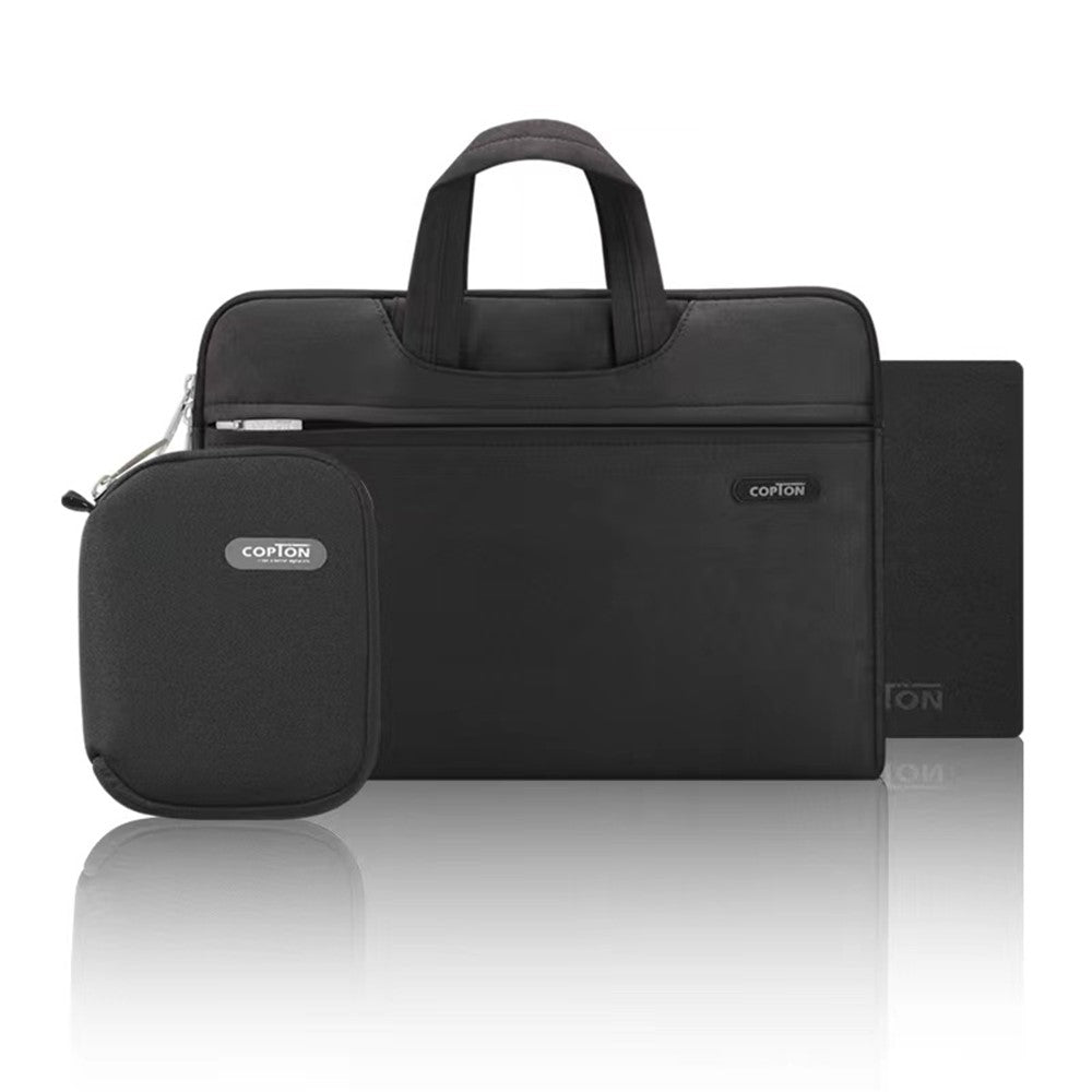 COPTON Nylon Shockproof Carry Case for 15.6-inch Laptops Scratch Resistant Notebook Sleeve Bag with Handle Strap / Small Bag