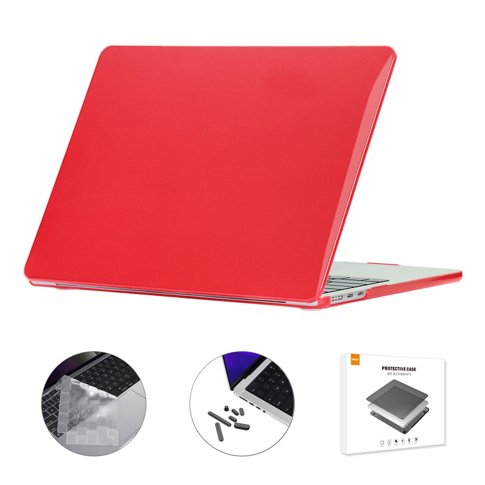 ENKAY HAT PRINCE For Macbook Air 15 inch (2025) / (2023) A2941 / A3114 (EU Version) Hard PC Laptop Case with TPU Film + Plugs