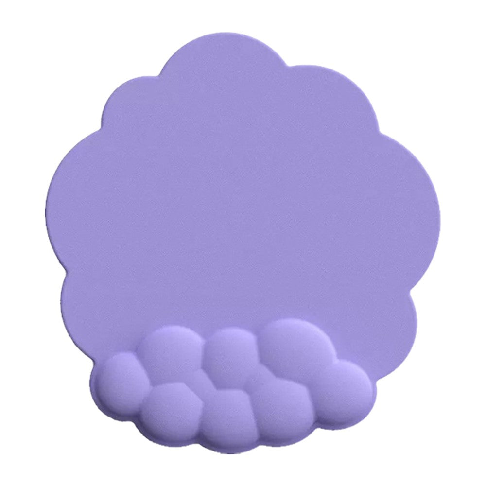 Wrist Rest Design Cloud Shape Mouse Pad Leather Anti-slip Mouse Pad