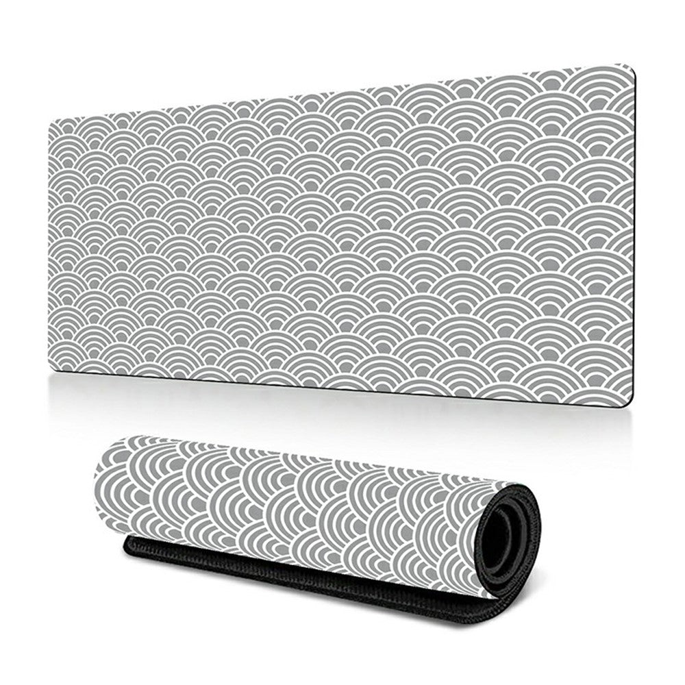 400*900*3mm Abstract Pattern Large Mouse Pad Anti-skid Rubber Desktop Mat