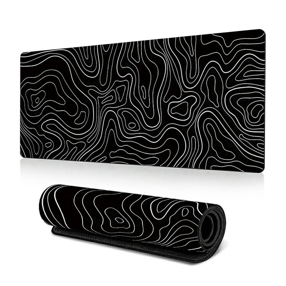 400*900*2mm Abstract Texture Pattern Large Mouse Pad Rubber Desktop Mat