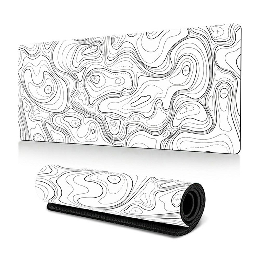 300*700*3mm Large Mouse Pad Abstract Thermal Transfer Printing Anti-skid Desktop Mat