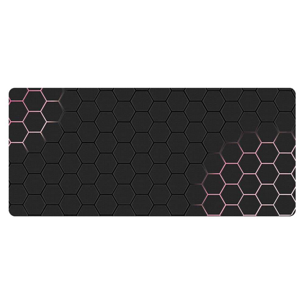 300x700x3mm Honeycomb Pattern Large Mouse Pad Anti-skid Rubber Desktop Mat