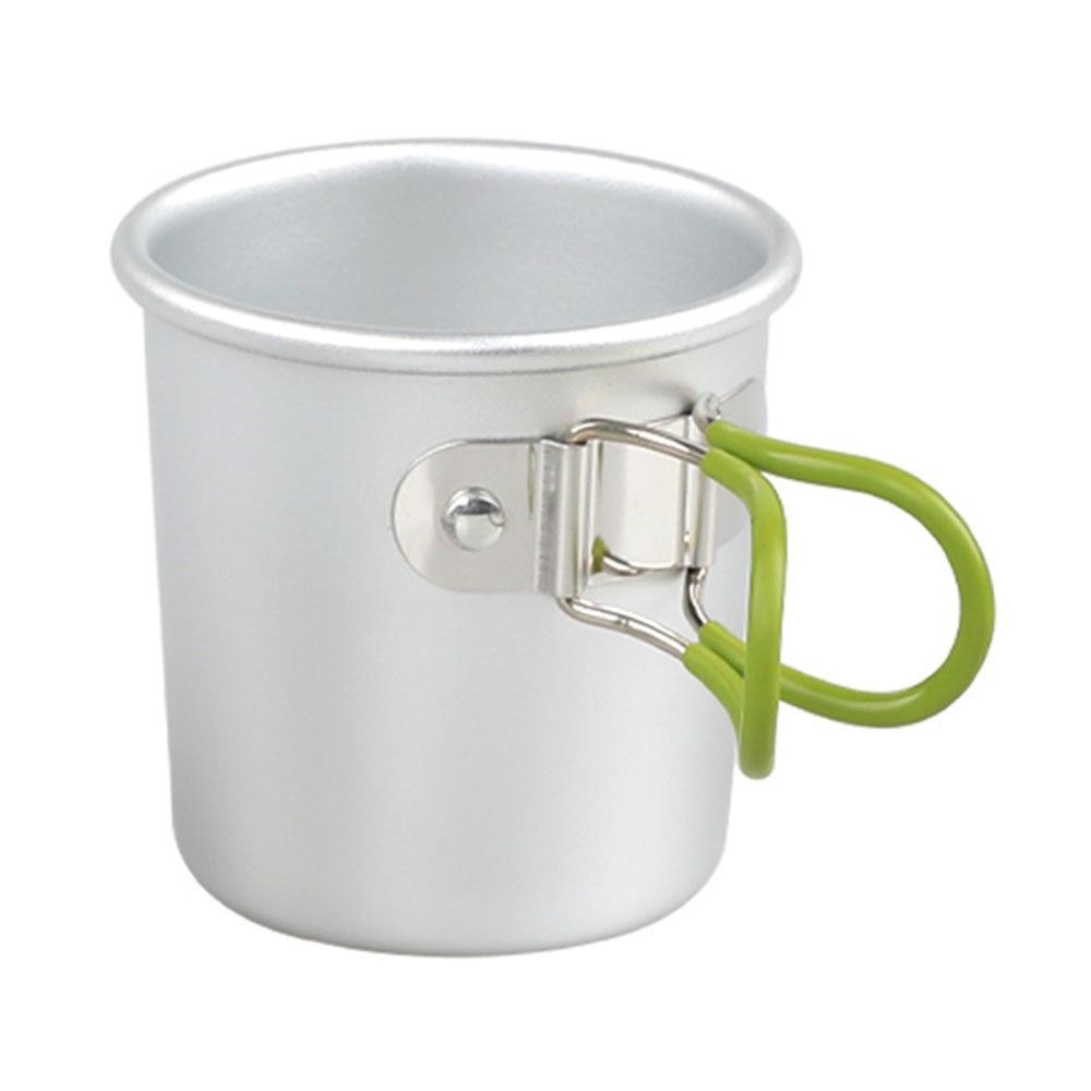 Aluminum Alloy Camping Mug Portable Coffee Cup Drinks Cup (BPA-Free, No FDA Certified)