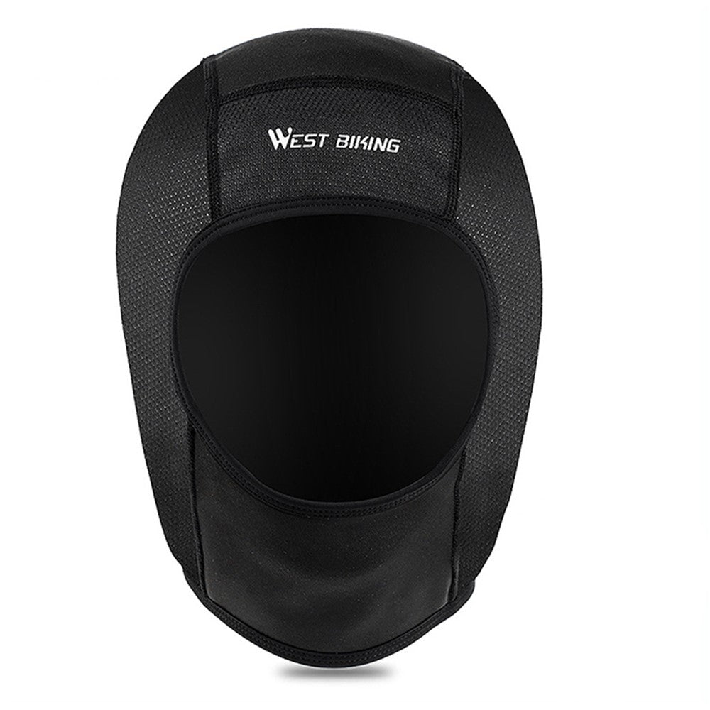 WEST BIKING YP0201257 Fleece Skull Cap Windproof Thermal Winter Scarf Elastic Cycling Motorcycle Helmet Liner Warm Running Hat Head Cover