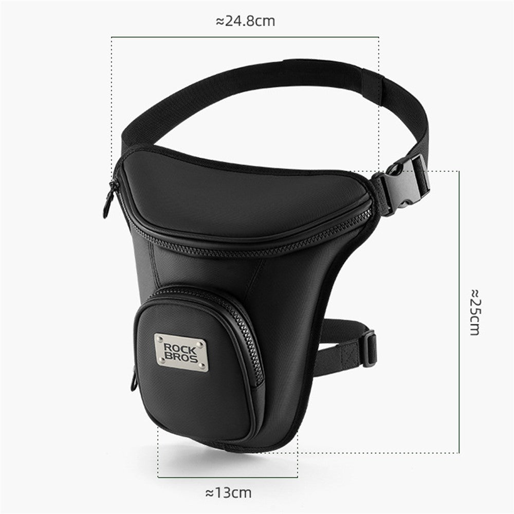 ROCKBROS MTB001 Polyester+PU+EVA Waist Bag Fanny Pack Crossbody Bag Thigh Leg Hip Holster Purse for Cycling