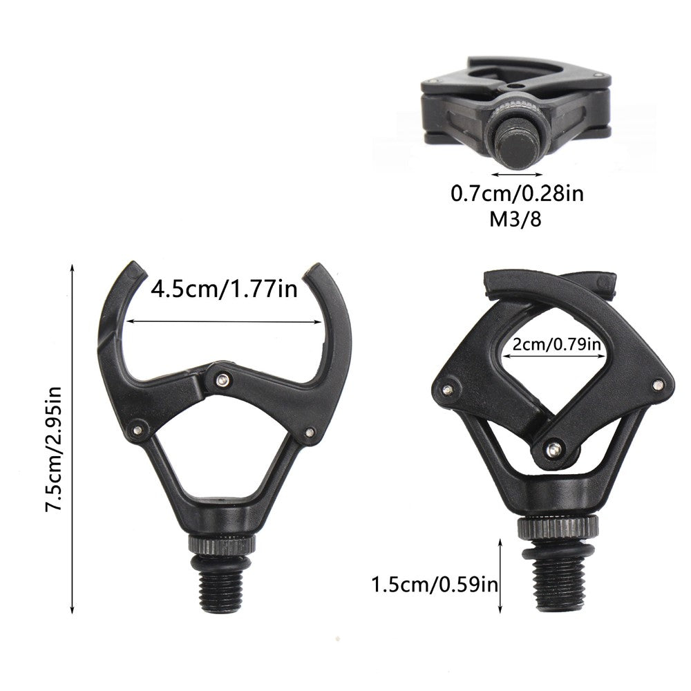 A424 Fishing Rod Cross Holder Fishing Pole Lock Support Plastic Rest Head