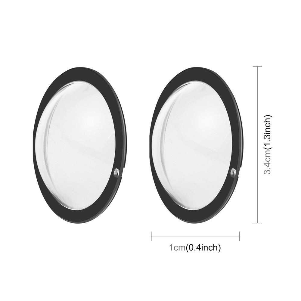 PULUZ PU806B 2Pcs for Insta360 X3 Panoramic Lens Protector Anti-Scratch Impact Resistant HD Lens Guard