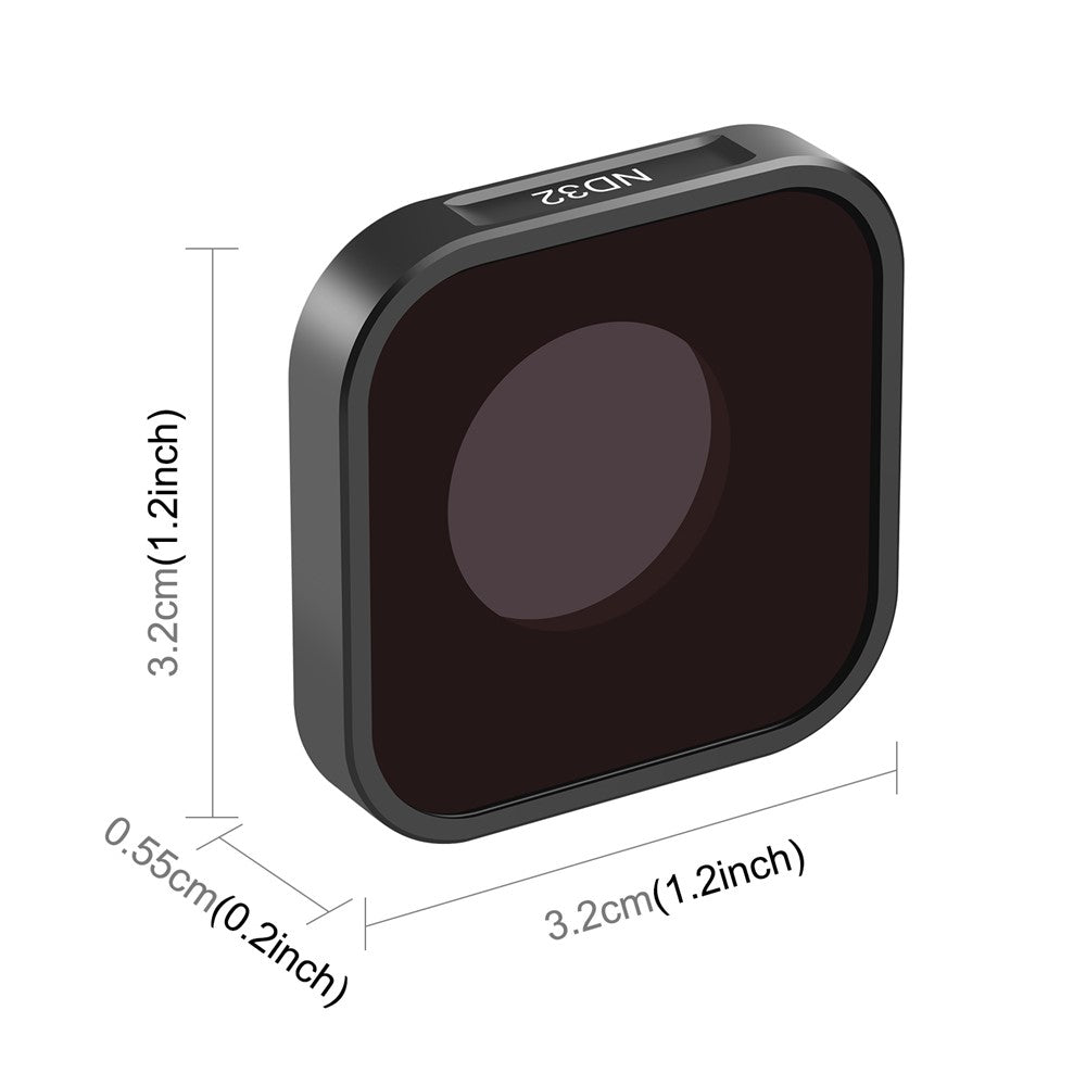 PULUZ PU922 ND32 Filter for GoPro HERO11 Black / HERO11 Black Mini / HERO10 Black / HERO9 Black Optical Glass Camera Lens Filter