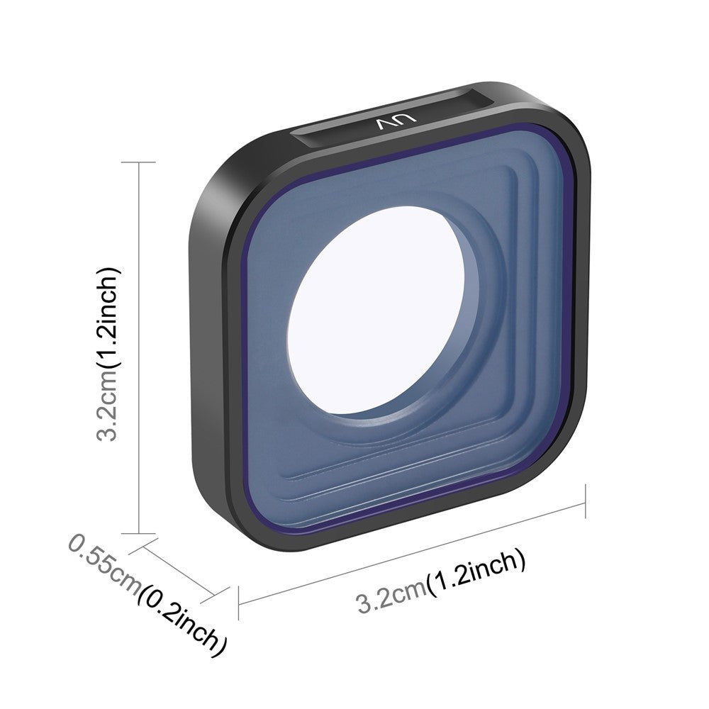 PULUZ PU923 UV Filter for GoPro HERO11 Black / HERO11 Black Mini / HERO10 Black / HERO9 Black Optical Glass Camera Lens Filter