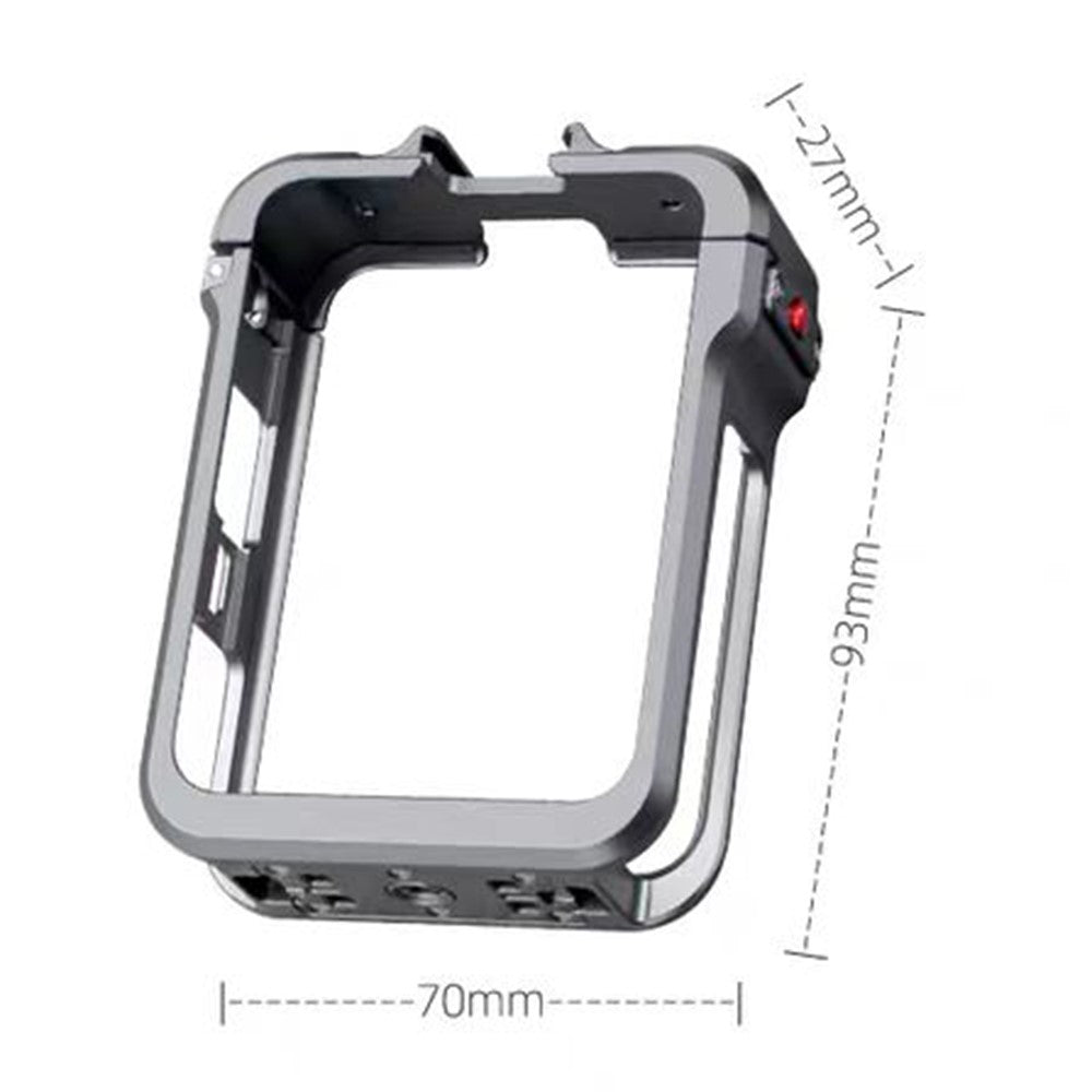 For DJI Osmo 360 Camera Quick Release Protective Frame Aluminum Alloy Cold Shoe Mount