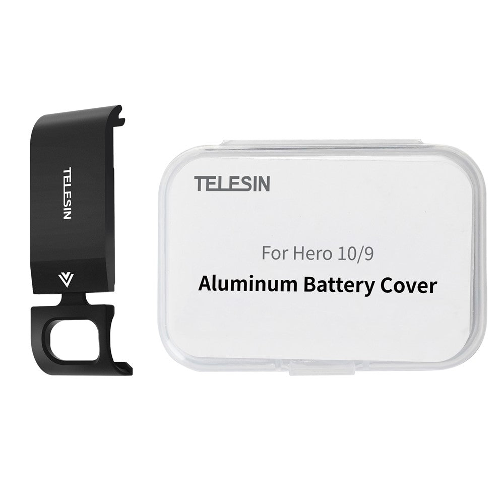 TELESIN GP-CLC-902 Metal Frame Battery Side Cover with Charging Hole for GoPro Hero 9