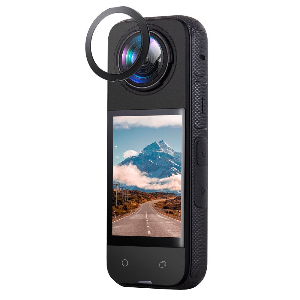 2Pcs Anti-scratch Protective Cover for Insta360 X4 Sports Camera PC Lens Protection