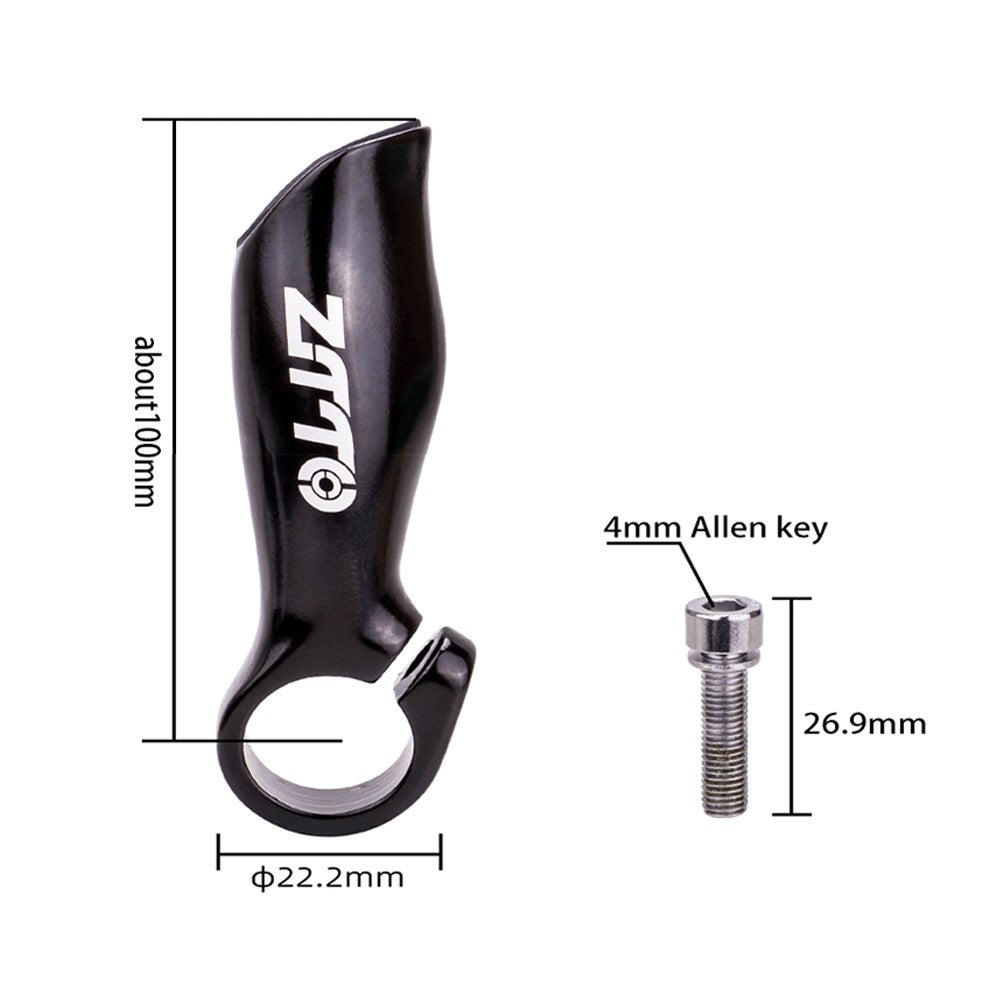 ZTTO ZT-FB 1 Pair Ergonomic Bike Cycling Small Handles Aluminum Alloy Bicycle Auxiliary Handle