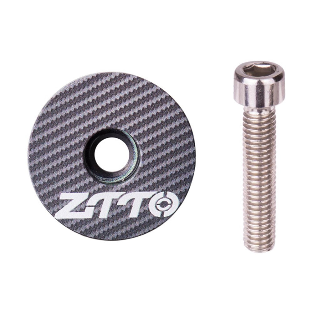 ZTTO 28.6mm Bike Front Fork Stem Top Caps Aluminum Alloy Bicycle Headset Top Covers with Bolts