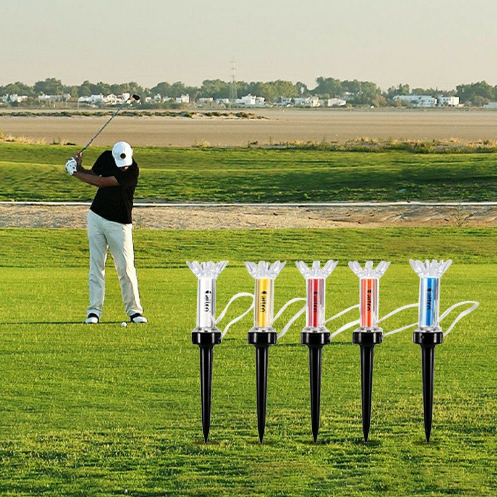 5PCS / Set 7.9cm Golf Tees Magnetic Ball Holder Plastic Tee Training Practice Tool