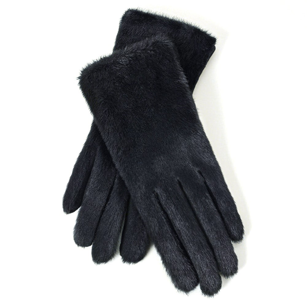 DY56 1 Pair Gloves for Winter Outdoor Windproof Cycling Touchscreen Fleece Lined Gloves