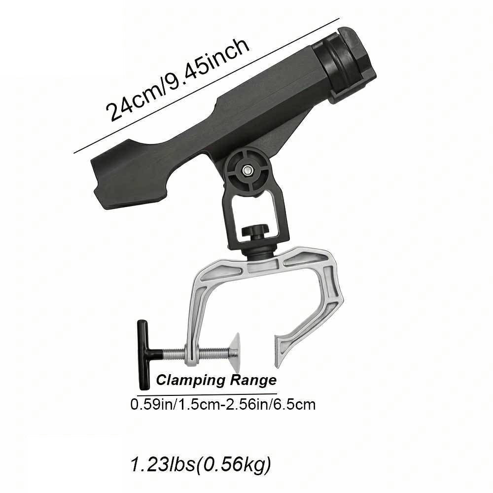 Fishing Rod Holder Multi-Angle Adjustable Boat Raft Bridge Fishing Stand Portable for Outdoor