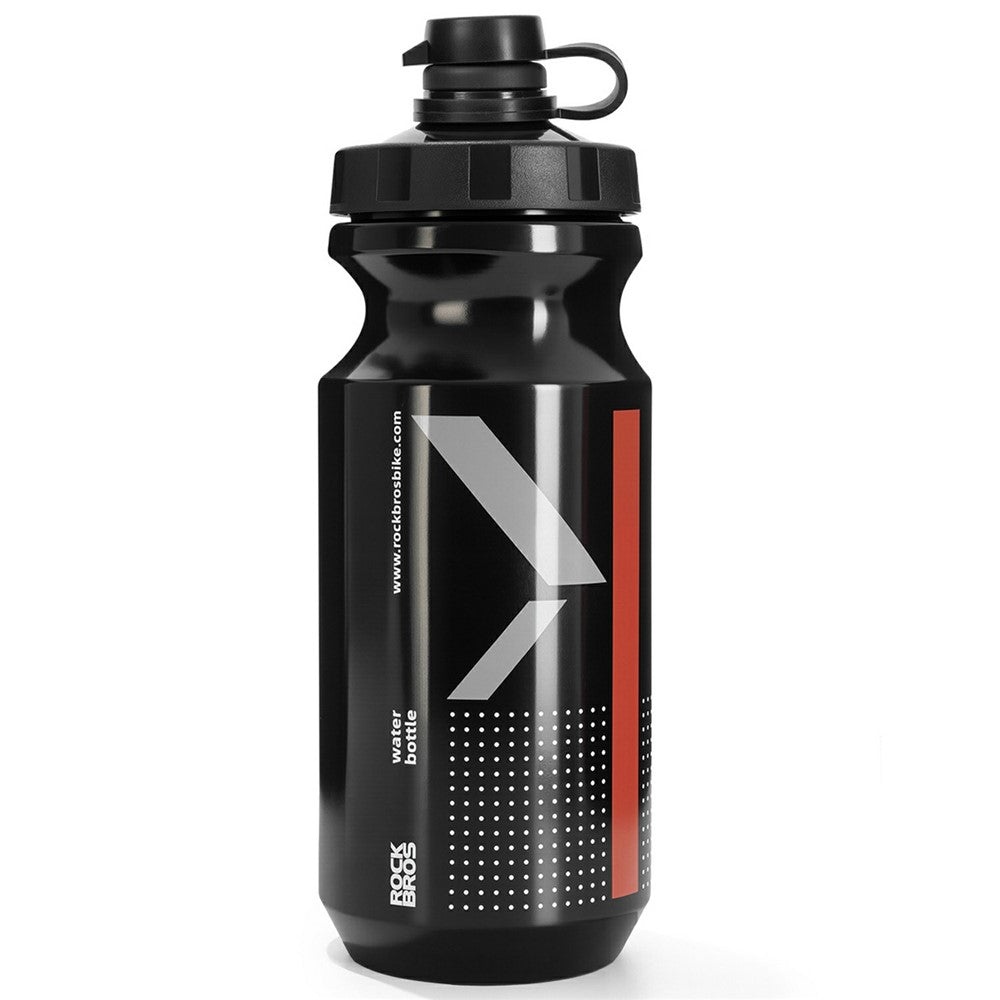 ROCKBROS 350032 350032001 600ml Bicycle Cycling Water Bottle PP5 Water Bottle Ergonomic with Dustproof Lid (No FDA, BPA-Free)