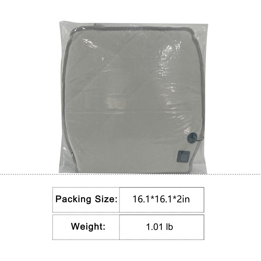 MYDAYS OUTDOOR 850230 Heated Seat Cushion Backrest Seat Mat for Outdoor Fishing Camping