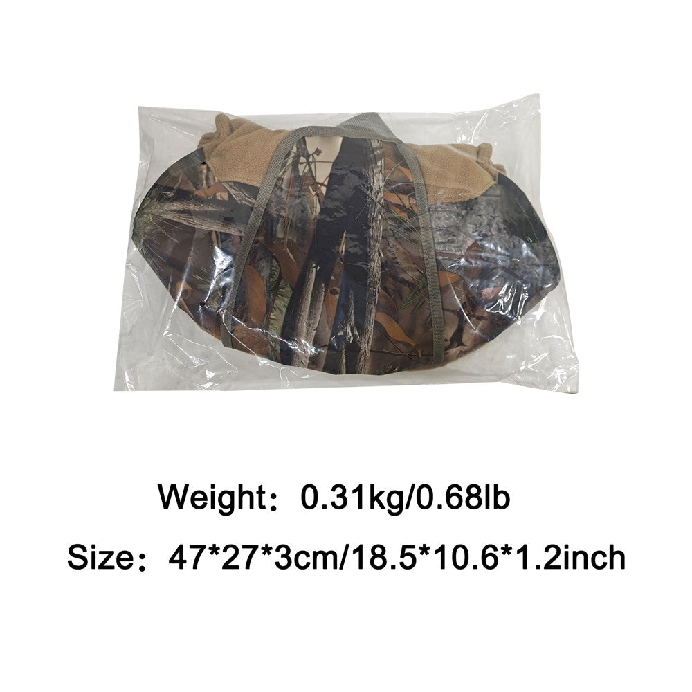 850908 47x27cm Camouflage Hand Muff with Clear Window for Winter Hunting