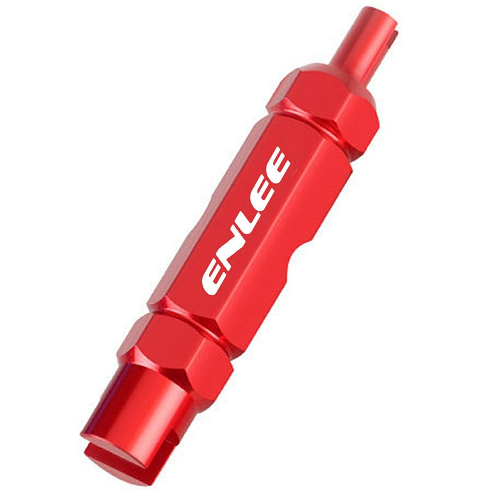 ENLEE E510 Bicycle Tire Valve Core Wrench Tool for FV / AV Valves Aluminum Alloy Portable Maintenance Tool