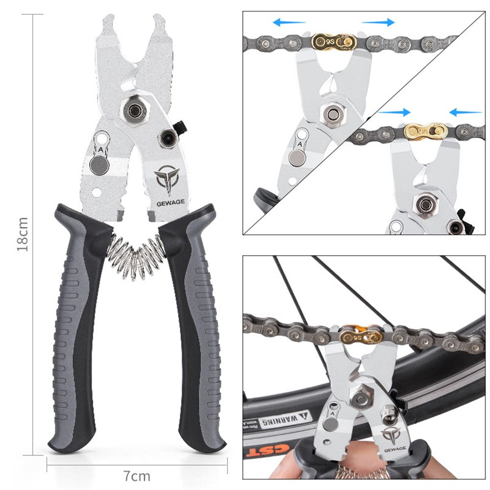 GEWAGE RC-188 Alloy Steel Bike Chain Removal Tool Bicycle Chain Repair Kit Plier