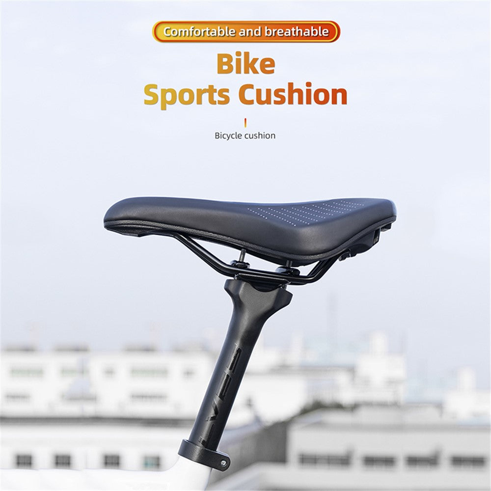 ROCKBROS 38210005001 Shock-absorption MTB Bike Saddle Seat Breathable PU Leather Bicycle Cushion