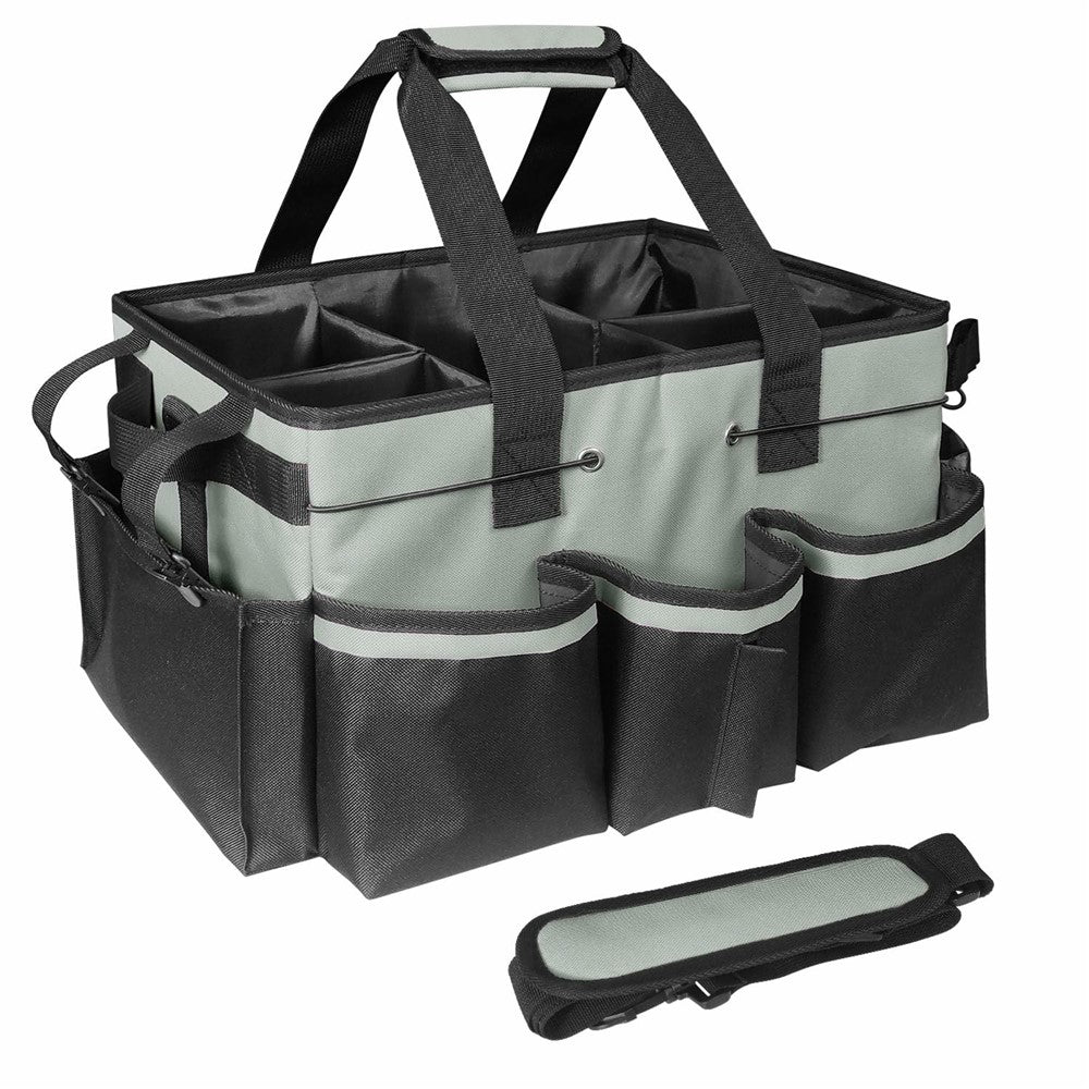 Portable Cleaning Caddy Organizer for Car Detailing Waterproof Storage Bag with Shoulder Strap