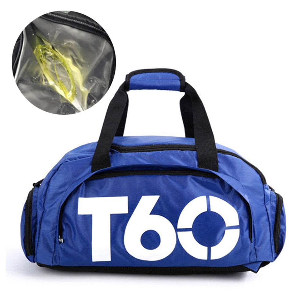 Women Sports Gym Bag with Wet Pocket, Shoes Compartment Yoga Fitness Workout Shoulder Bag