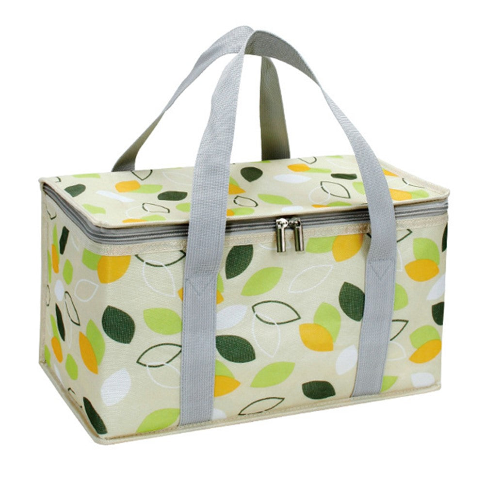 Outdoor Picnic Bag Thickened Aluminum Film 600D Oxford Cloth Insulation Food Drink Storage Bag