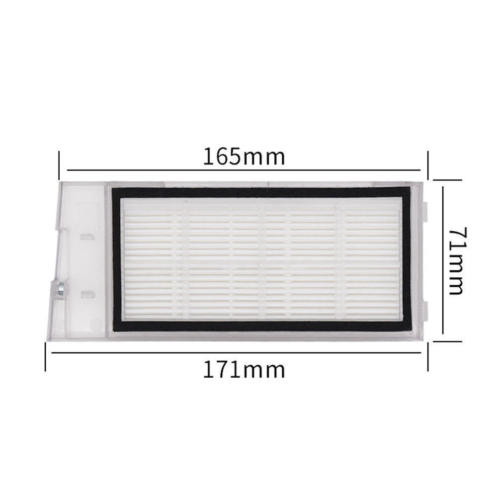 2Pcs For Roidmi EVE Plus Sweeping Mopping Robot Vacuum Cleaner Filter Element Replacement Filter
