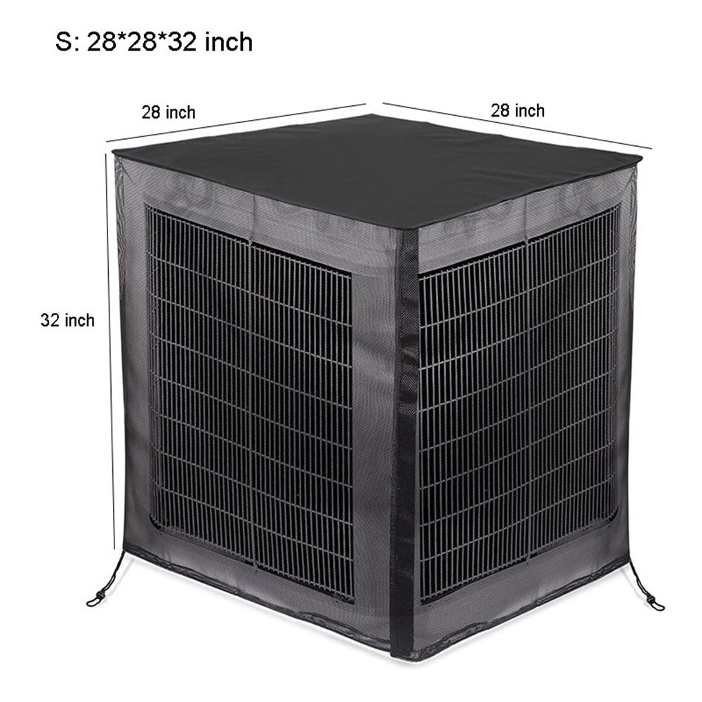 KG0268 Outdoor Snow-proof Air Conditioning Mesh Cover with Removable Top, Size S