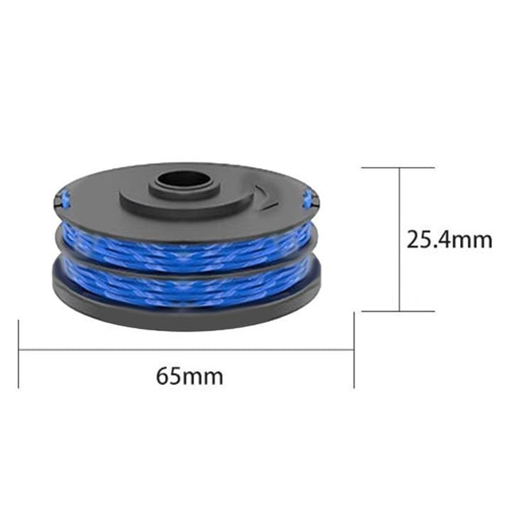 8Pcs RAC123 Lawn Mower Line Spool for Ryobi RLT6030 / RLT5127 / RLT5027 / RLT4125 / RLT4027 Grass Trimmer Replacement Part, 5132002671