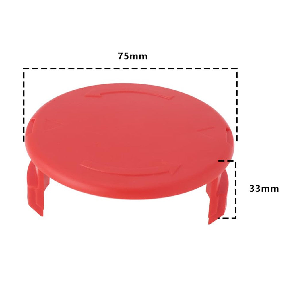 TLE-03-1 4Pcs Replacement Spool Cap for Einhell GE-CT 18 / 28 Li / GE-CT 18 / 28 Li TC Lawn Trimmer Accessory