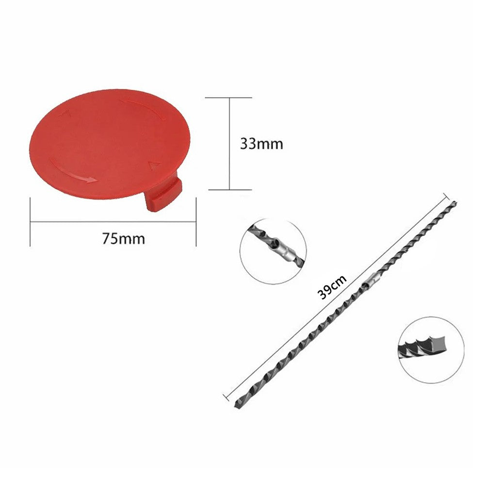 10PCS For Bosch AFS 23-37 Lawn Mower Nylon Line Trimming Wire with Buckle F016800431