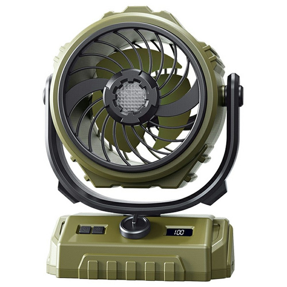 Outdoor Camping Fan 100 Speed 3 in 1 Hanging Fan with LED Light / Power Bank Function (CE Certificated)