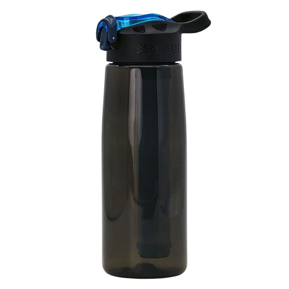 650ml Water Bottle with Filter Straw Outdoor Camping Filtered Water Cup Portable Water Purifier (BPA Free, FDA Certified)