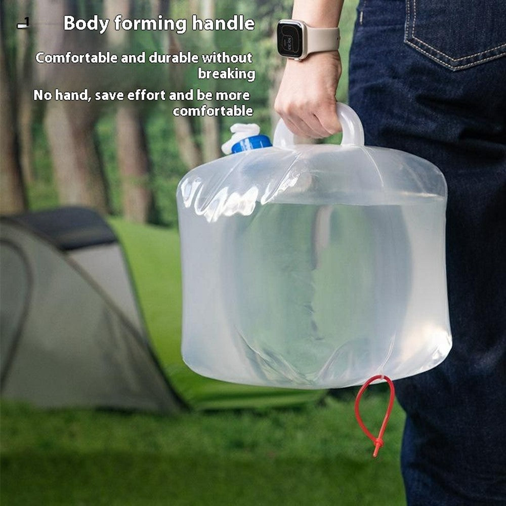 10L Collapsible Water Container with Tap Portable LDPE Water Bag for Emergency / Camping (BPA Free, with FDA)