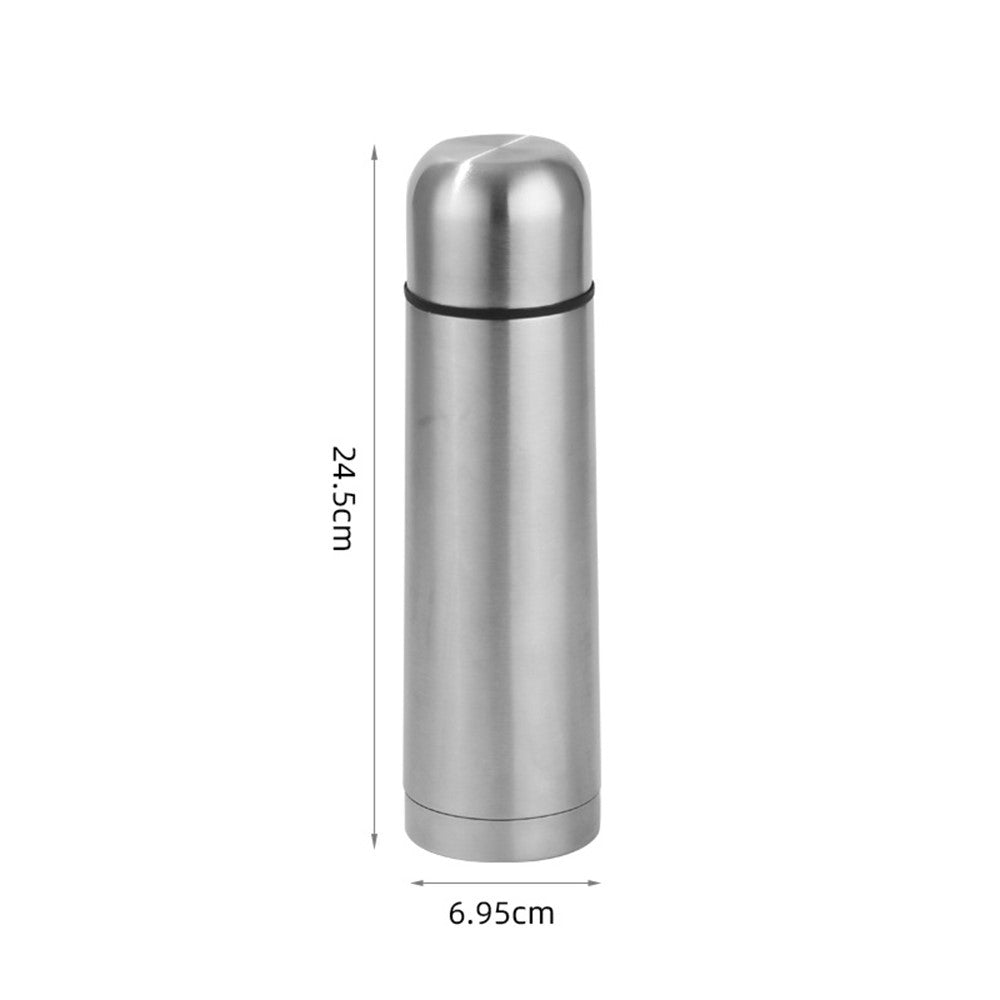 500ml Stainless Steel Vacuum Insulated Kettle Thermal Water Bottle for Travel Outdoor (BPA Free, No FDA)