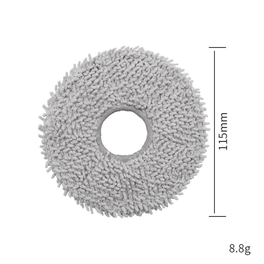 2Pcs for Ecovacs DEEBOT X5 OMNI / X5 PRO Sweeping Robot Mopping Rag Replacement Cleaning Cloth