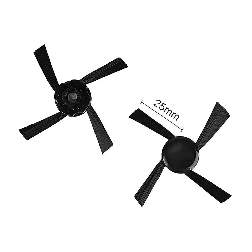 2Pcs Four Arm Side Brush for Neato Botvac D70E / D75 / D80 / D85 Robot Vacuum Edge Cleaning Accessories