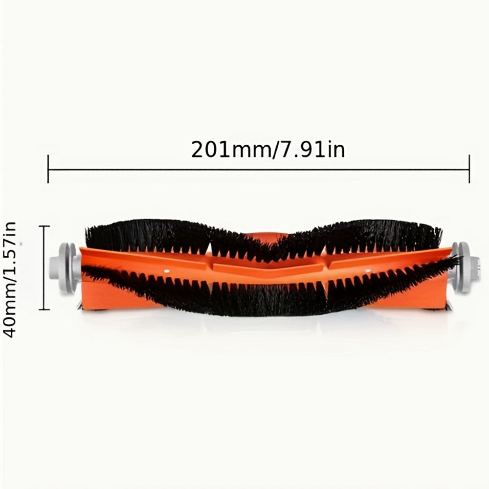 5Pcs Main Brush Side Brush Filter Set for Xiaomi Robot Vacuum S10+ / S20+ / X10+ / X20+ / X10 Replacement Parts Kit