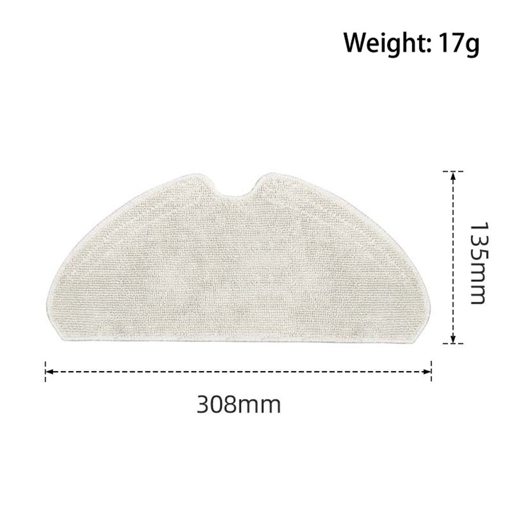 Mop Pad for Dreame D9 Max / D9 Plus / L10 / L10 Pro Robot Vacuum Cleaner Chemical Fiber+Silicone Replacement Part